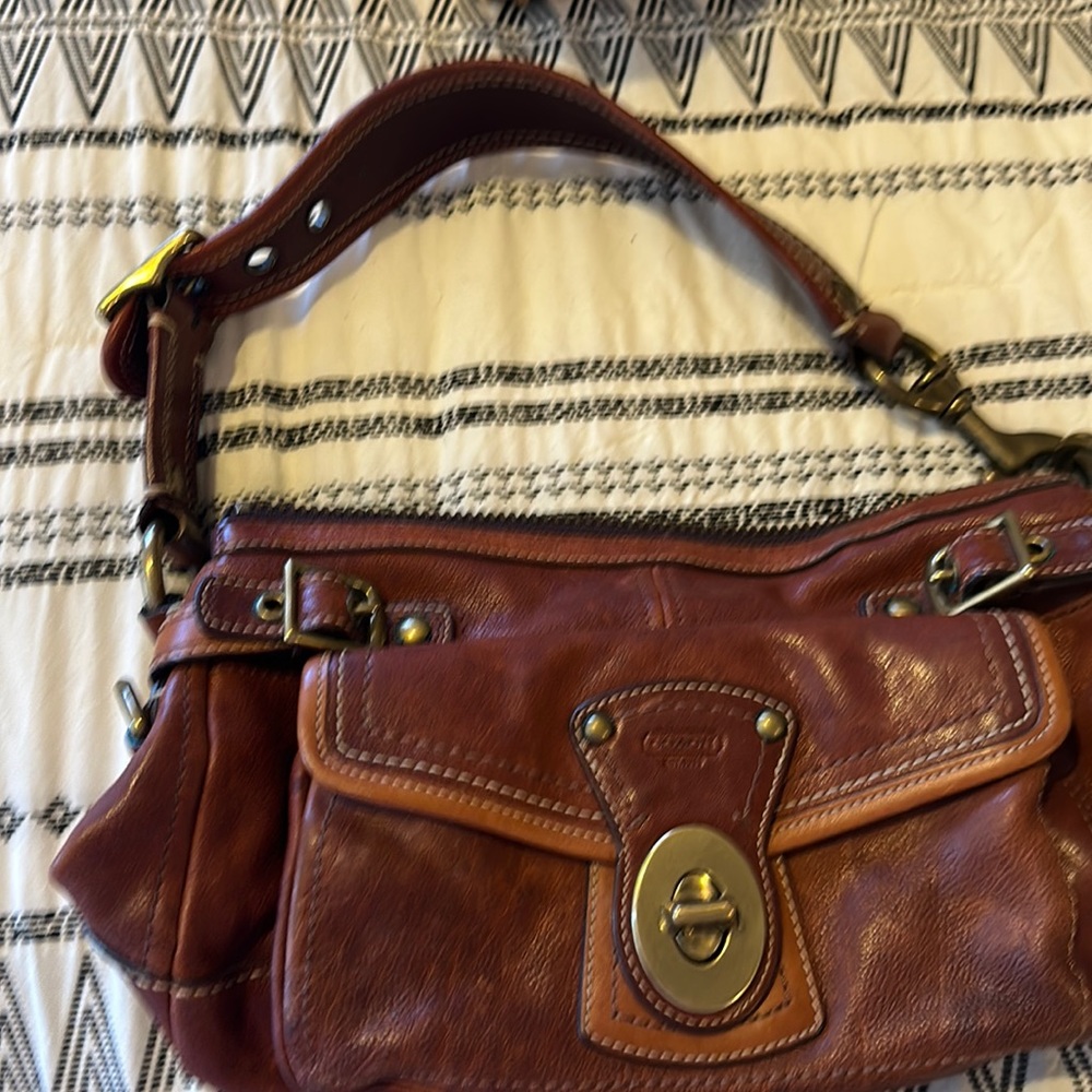 Leather Coach hobo